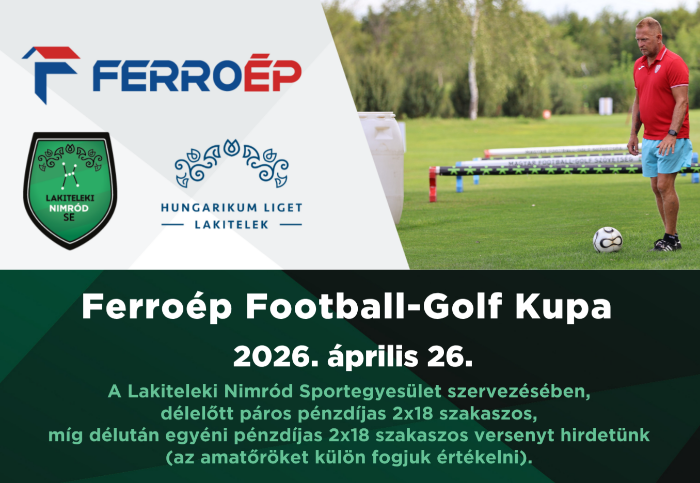 Ferroép Football-Golf Kupa 2026. tavasz
