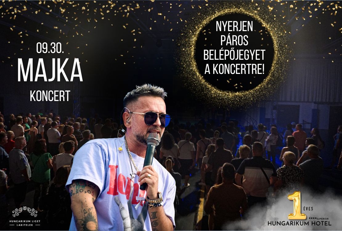 Nyerjen páros belépőjegyet a szeptember 30-ai MAJKA koncertre