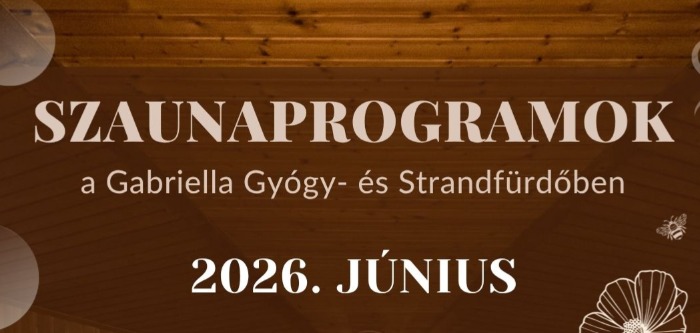 2026. júniusi szaunaprogramok