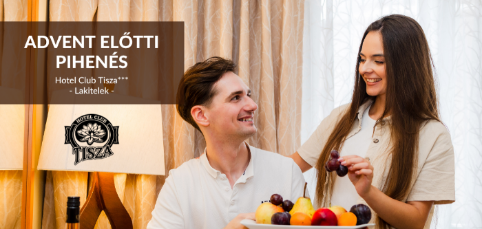 Advent előtti pihenés 15 % kedvezménnyel