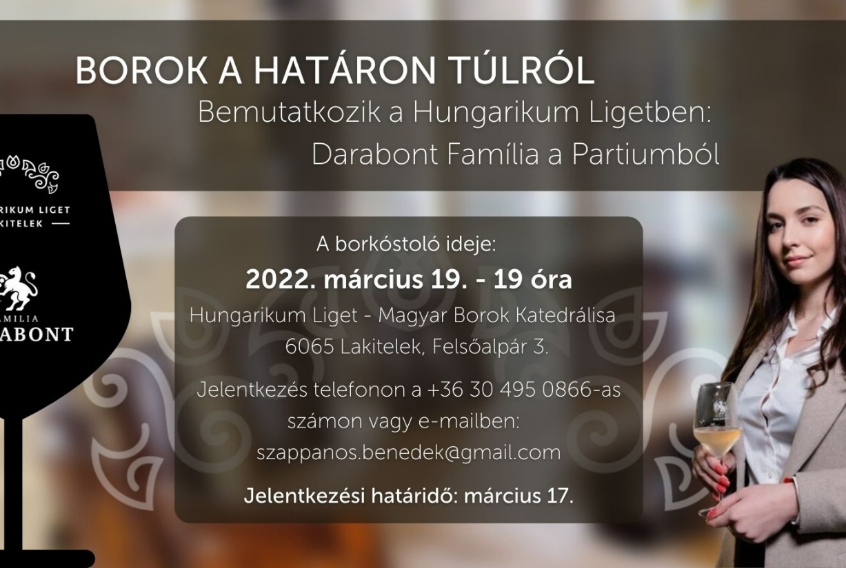 Borok a határon túlról: Darabont Família a Partiumból