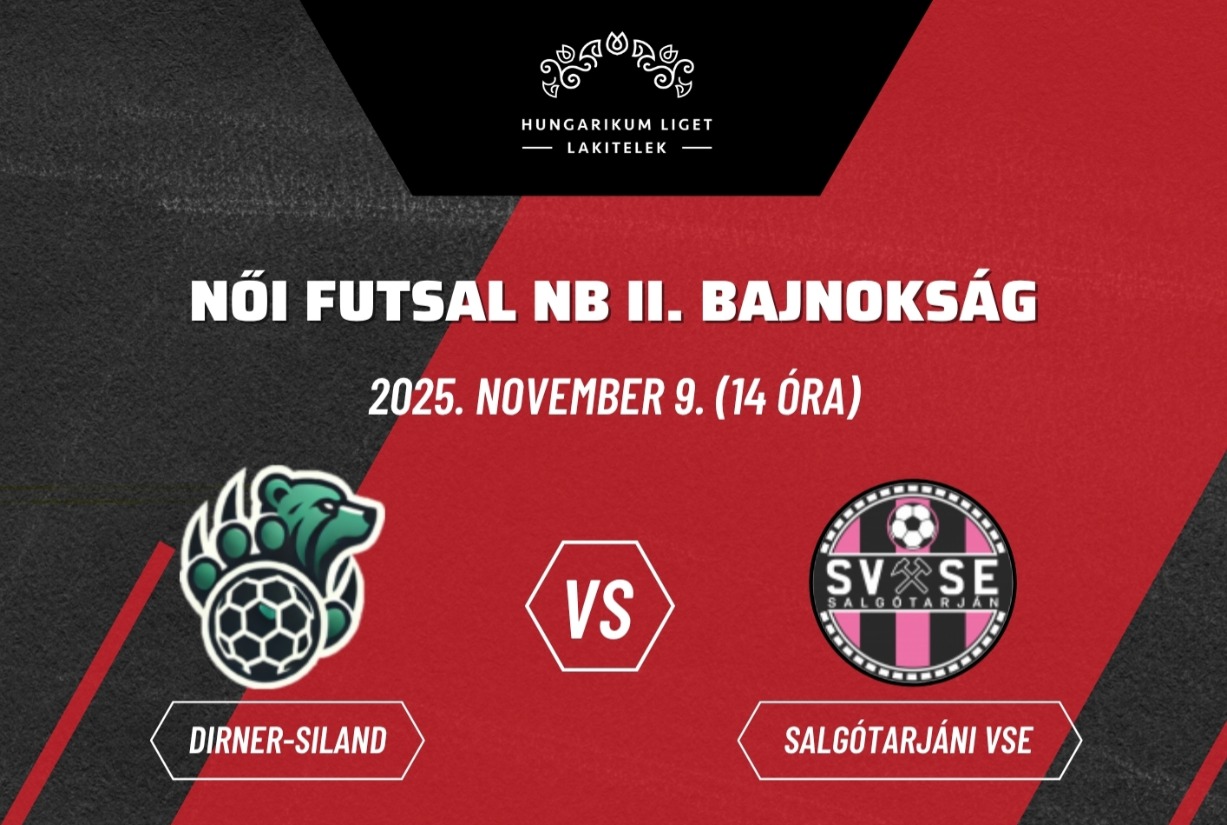 Női Futsal NB II. és MLSZ Regionális Férfi Futsal U19 bajnoki mérkőzés