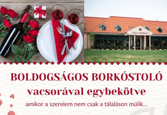 BOLDOGSÁGOS BORKÓSTOLÓ vacsorával egybekötve