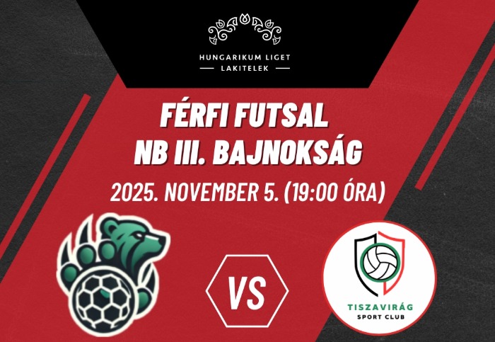 NBIII-as férfi Futsal bajnoki mérkőzés